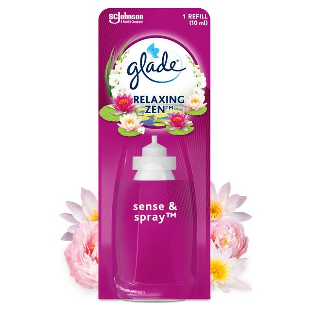 Glade Sense & Spray Refill Relaxing Zen Air Freshener, 18ml
