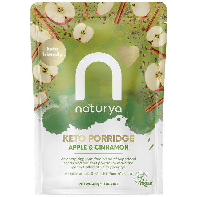 Naturya Keto Breakfast Porridge Apple & Cinnamon, 300g