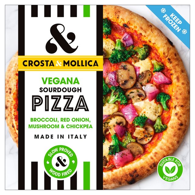 Crosta & Mollica Vegana Sourdough Pizza With Grilled Vegetables, 498g