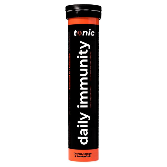 Tonic Health Daily Immunity Orange Effervescent Tablets, 20 Per Pack