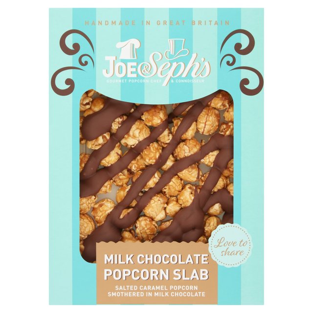 Joe & Seph’s Milk Chocolate Popcorn Slab, 115g