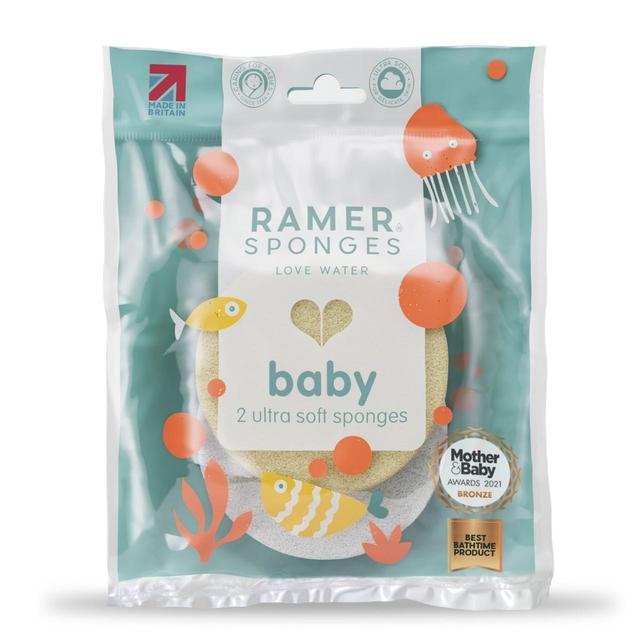 Ramer Ultra Soft Baby Sponge, Twinpack, 2 Per Pack