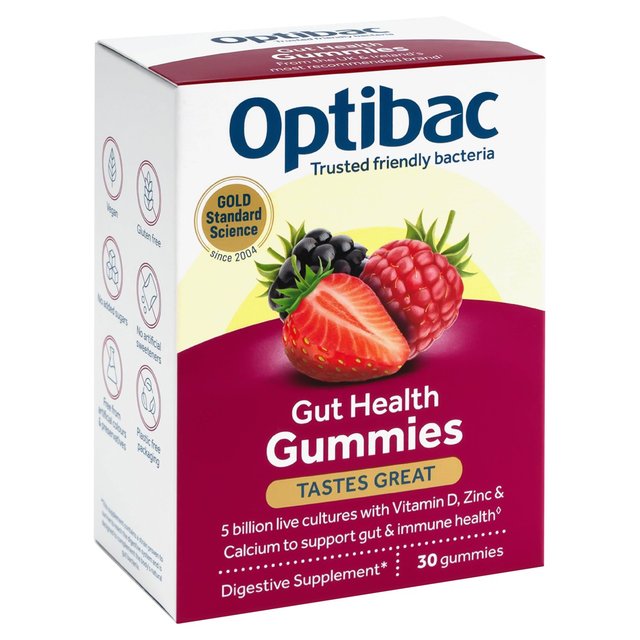 Optibac Probiotics Adult Gummies, 30 Per Pack