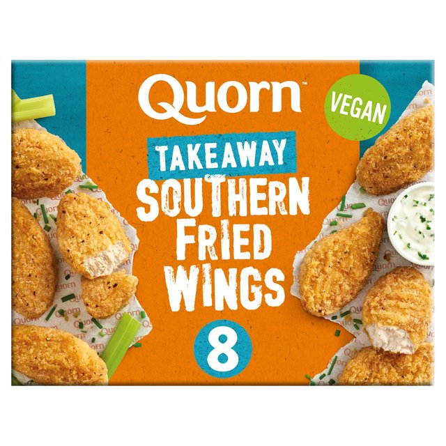 Quorn Vegan Takeaway 8 Southern Fried Wings, 250g