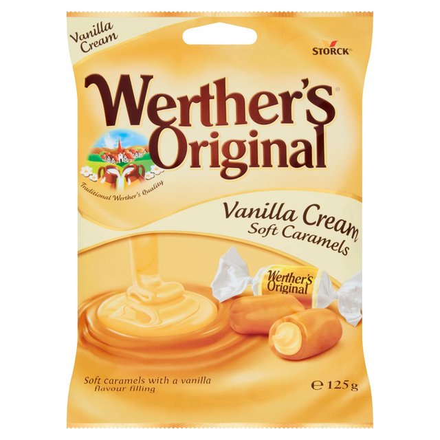 Werther’s Original Vanilla Cream Soft Caramel, 125g