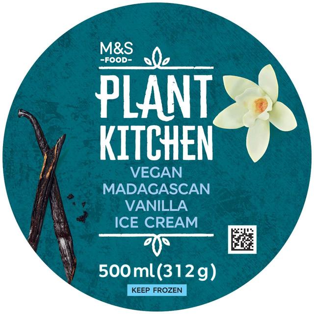 M & S Vegan Plant Kitchen Madagascan Vanilla Ice Cream, 325ml