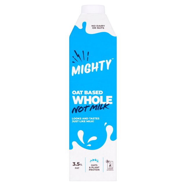 Mighty Versatile Milkology Whole Dairy Free Oat Milk Alternative, 1L