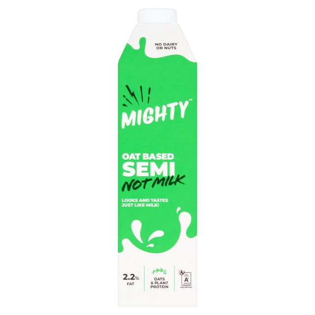 Mighty Versatile Milkology Semi Dairy Free Oat Milk Alternative, 1L