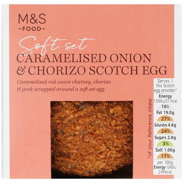 M & S Caramelised Onion & Chorizo Scotch Egg, 120g