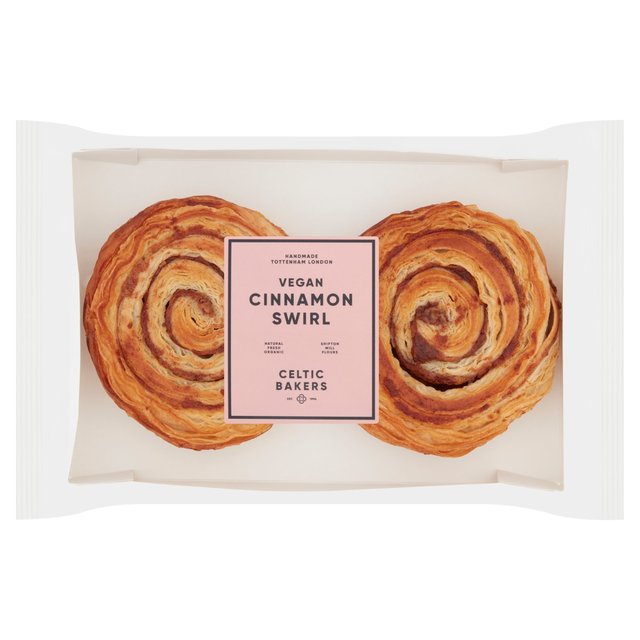 Celtic Bakers Organic Cinnamon Bun, 2 Per Pack