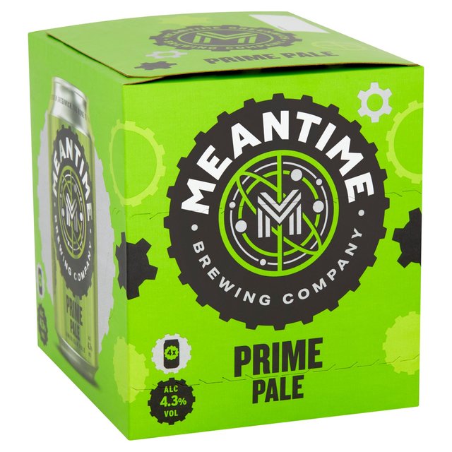 Meantime Pale Ale Beer Lager Cans, 4 x 330ml