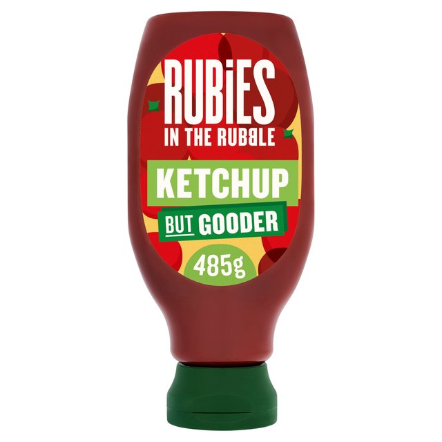 Rubies in the Rubble Gluten Free Tomato Ketchup Squeezy, 485g