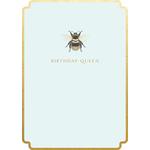 Fox & Butler Birthday Queen Bee Card