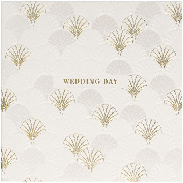 M & S Wedding Day Ornate Card