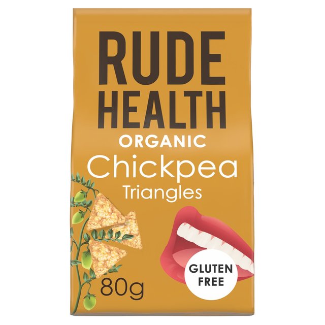 Rude Health Organic Chickpea Triangles, 80g