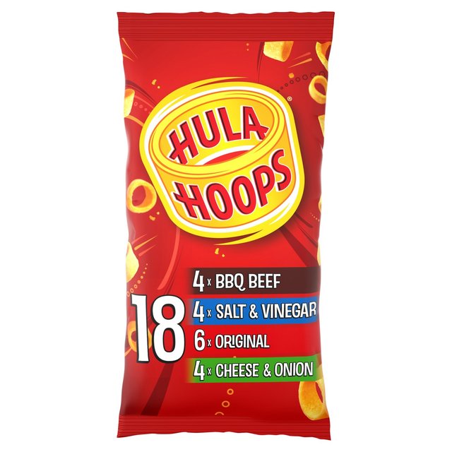 Hula Hoops Variety Crisps, 18x24g, 18 x 24g