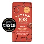 Rhythm 108 Swiss Vegan Hazelnut Truffle Bar with M'lk Chocolate