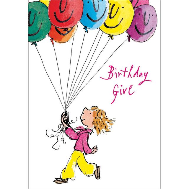 Quentin Blake Birthday Girl Birthday Card
