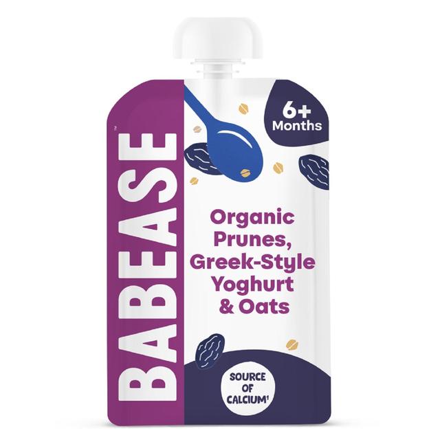 Babease Baby Food Greek-style Yoghurt With Prunes & Oats 6mnth+, 100g