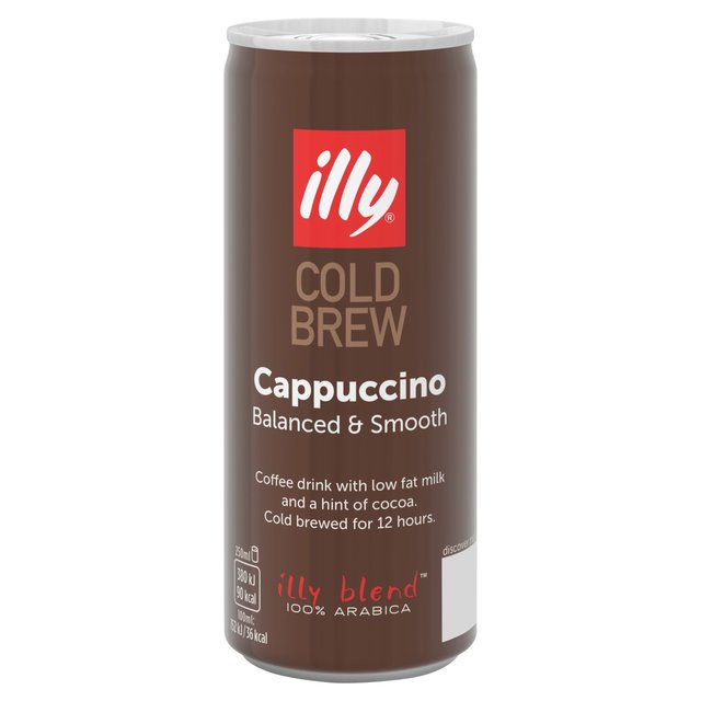 Illy Cold Brew Cappuccino, 250ml