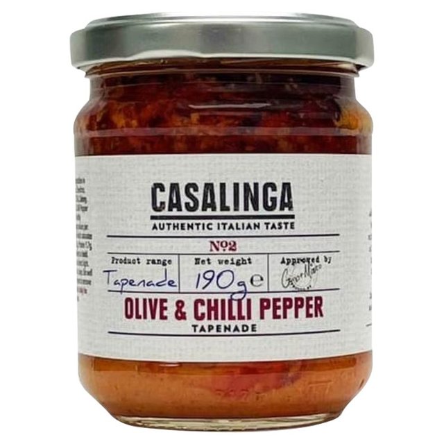 Casalinga Olive & Chilli Pepper Tapenade, 190g