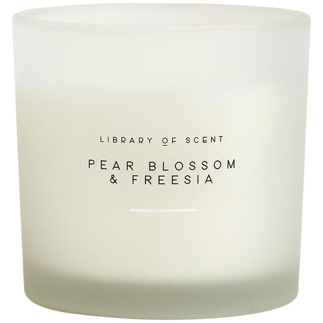 M & S Pear Blossom and Freesia 3 Wick Candle