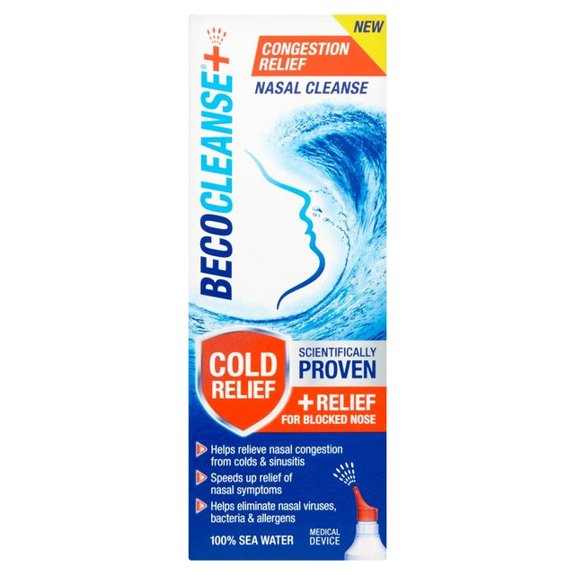 BecoCleanse Plus Decongestant Nasal Spray, 135ml