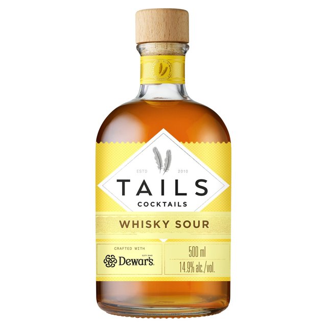 Tails Cocktails Dewars Whisky Sour, 500ml