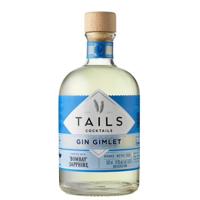 Tails Cocktails Bombay Sapphire Gin Gimlet, 500ml