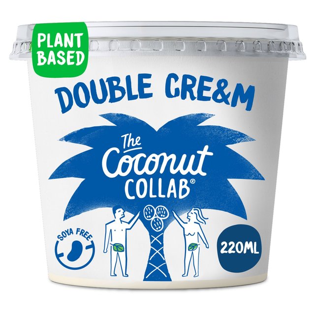 The Coconut Collaborative Gluten Free Double Cream Plant-based Alternative, 220g