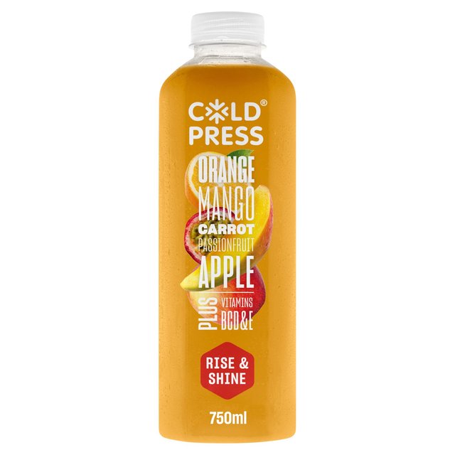 Coldpress Vegan Rise & Shine Smoothie Plus Vitamins, 750ml