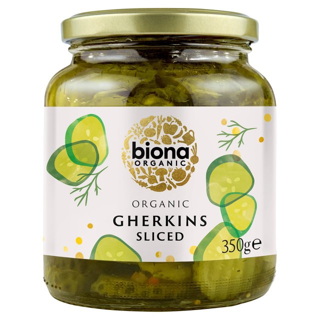 Biona Organic Gherkin Slices, 350g
