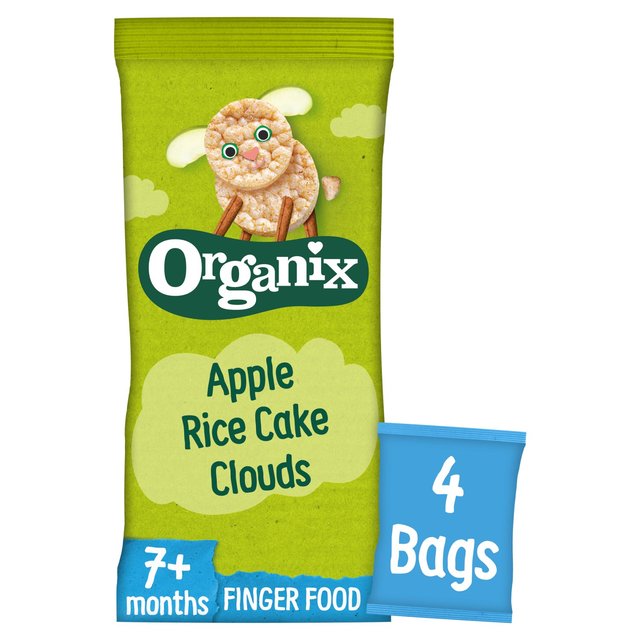 Organix Apple Rice Cake Clouds Multi Pack, 72g