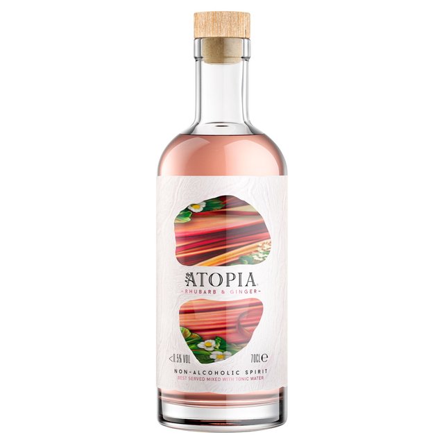 Atopia Rhubarb and Ginger Non Alcoholic Spirit, 50cl