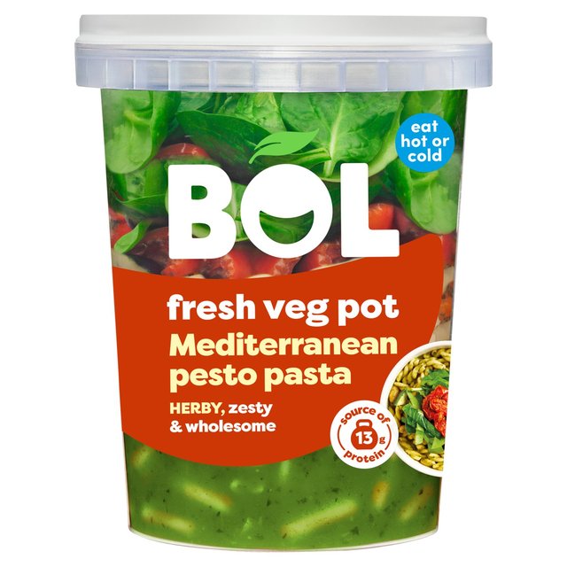BOL Vegan Mediterranean Pesto Pasta Veg Pot, 345g