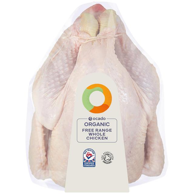 Ocado Organic Free Range Whole Chicken, Typically: 1.8kg