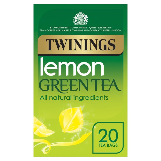 Twinings Lemon Green Tea, 20 Tea Bags, 20 Per Pack
