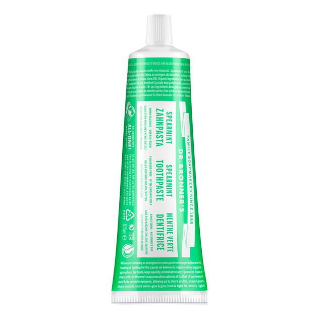 Dr Bronner All-One Spearmint Toothpaste, 105ml
