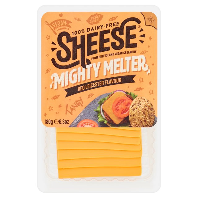 Sheese Vegan Red Leicester Style Sliced, 180g