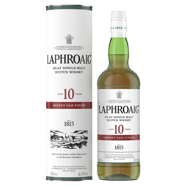 Laphroaig 10 Year Old Sherry Oak Single Malt Whisky, 70cl