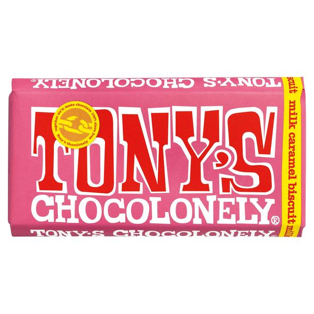 Tony’s Chocolonely Milk Caramel Biscuit, 180g