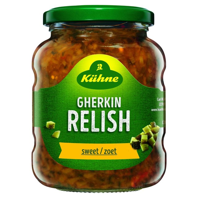 Kuhne Sweet Pickle Gherkin Relish, 350g