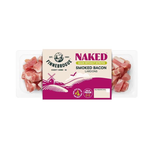 Naked Better Smoked Bacon Lardons, 180g