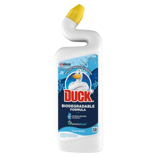 Duck Biodegradable Toilet Cleaning Liquid Ocean Splash, 750ml