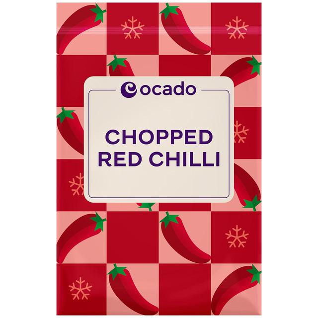 Ocado Frozen Chopped Red Chilli, 75g