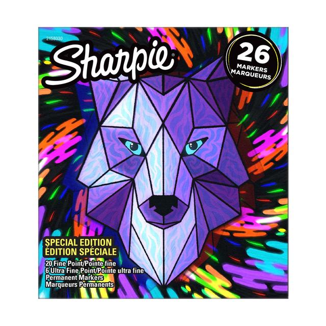 Sharpie Markers Wolf Pack, 26 Per Pack