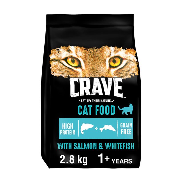 Crave Cat Dry Adult With Salmon and Whitefish, 2.8kg