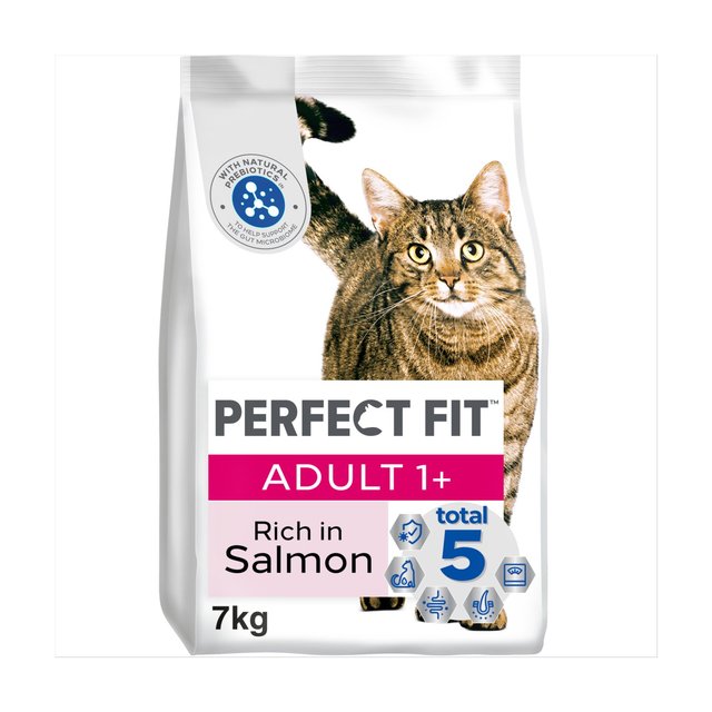 Perfect Fit Cat Dry Adult 1+ Salmon, 7kg