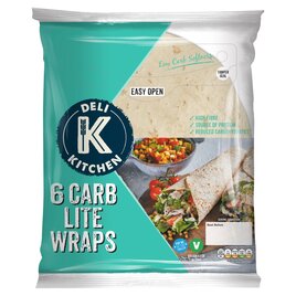 Deli Kitchen 6 Carb Lite Wraps 300G