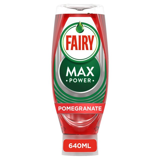 Fairy Max Power Pomegranate Washing Up Liquid, 640ml